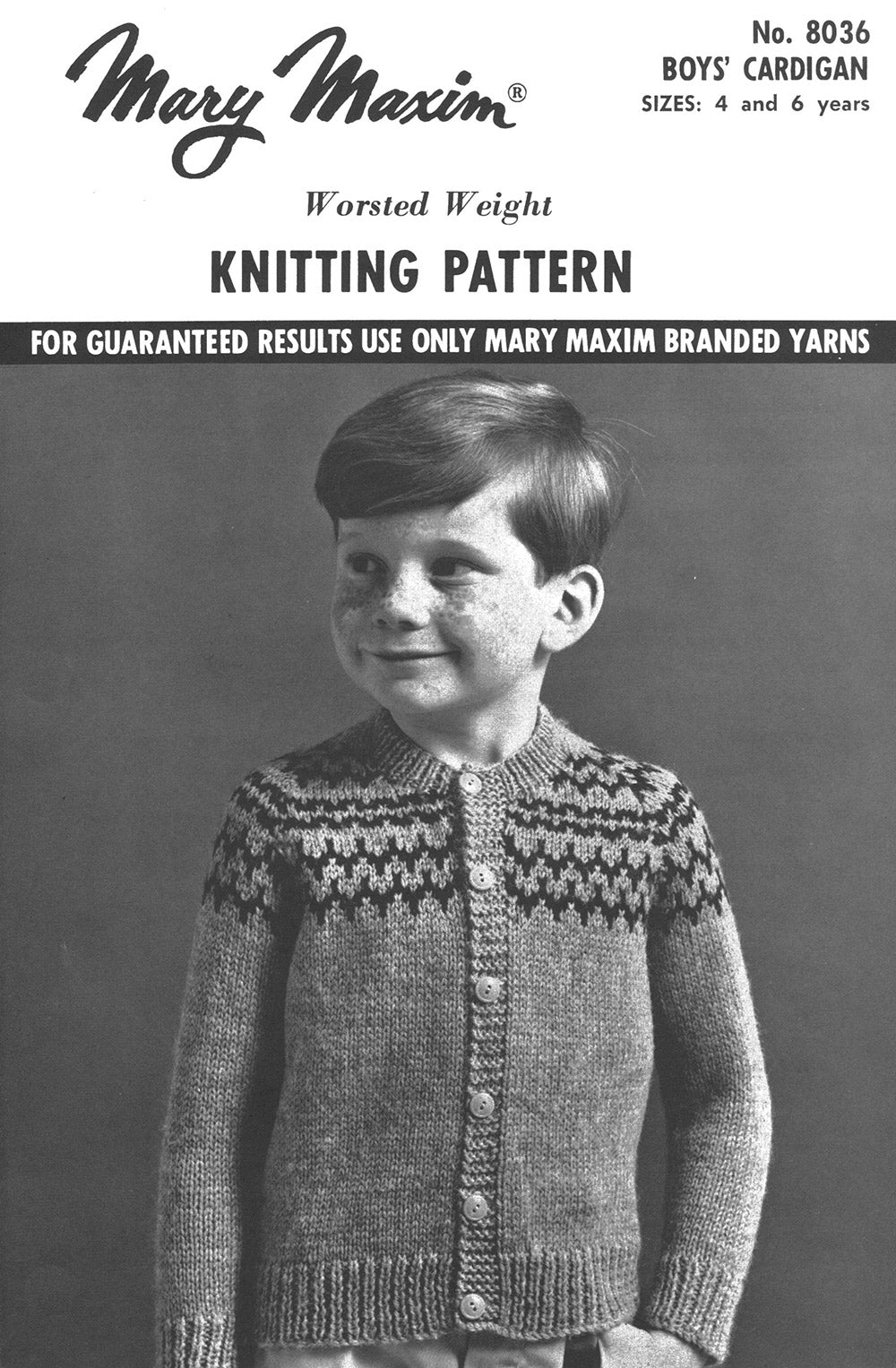 Boy's Cardigan Pattern