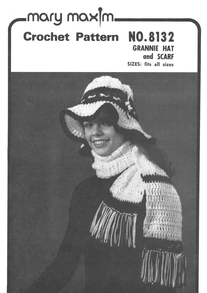 Grannie Hat & Scarf Pattern