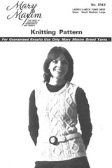Ladies U-Neck Tunic Vest Pattern