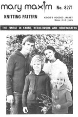 Modèle de veste à capuche pour enfants