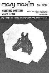 Cardigan Homme ou Femme - Motif Tête de Cheval