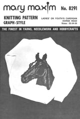 Ladies' or Youth's Cardigan - Horsehead Pattern