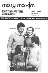 Ladies' or Youth Ski Sweater Pattern