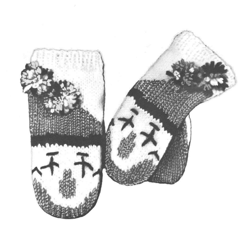 Maxie the Clown Fun Mittens Pattern