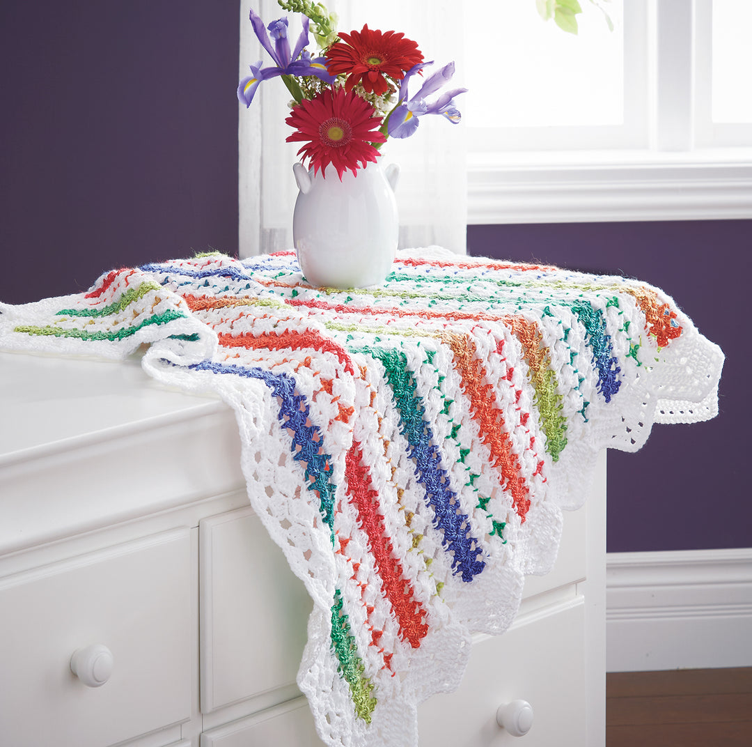 Brights Mile-A-Minute Blanket Pattern