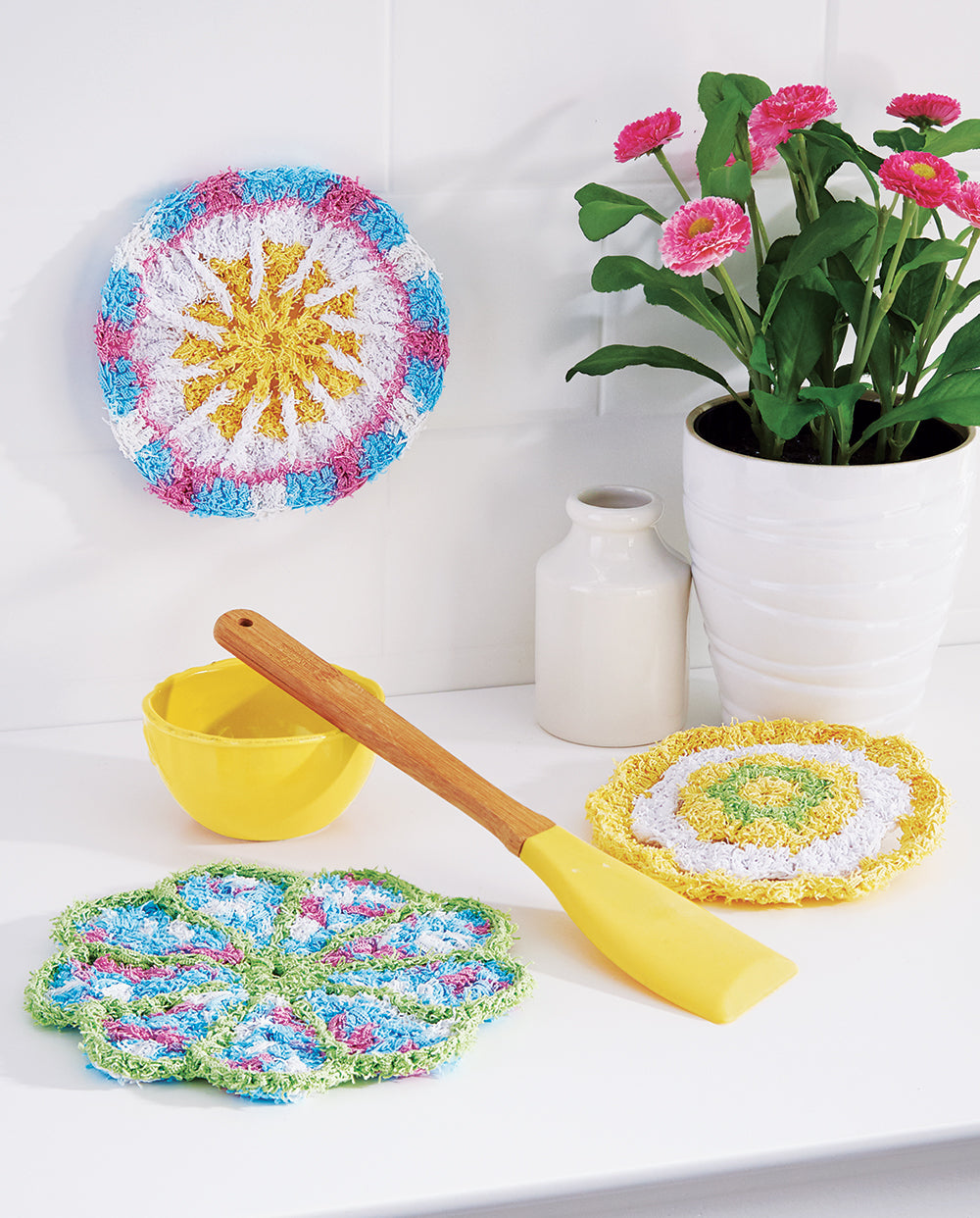 Spring Garden Scrubbies Pattern