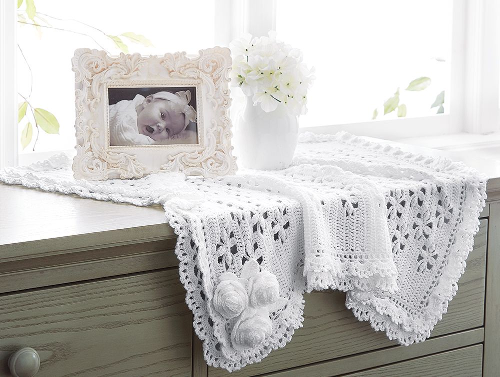 Free Elegant Lace Baby Blanket Pattern