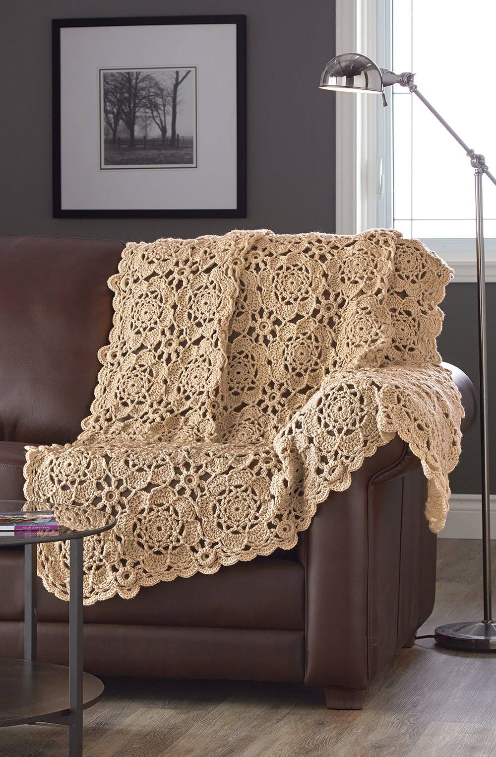 Floral Delight Throw Pattern