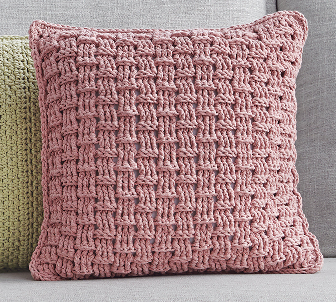 Basketweave Pillow Pattern