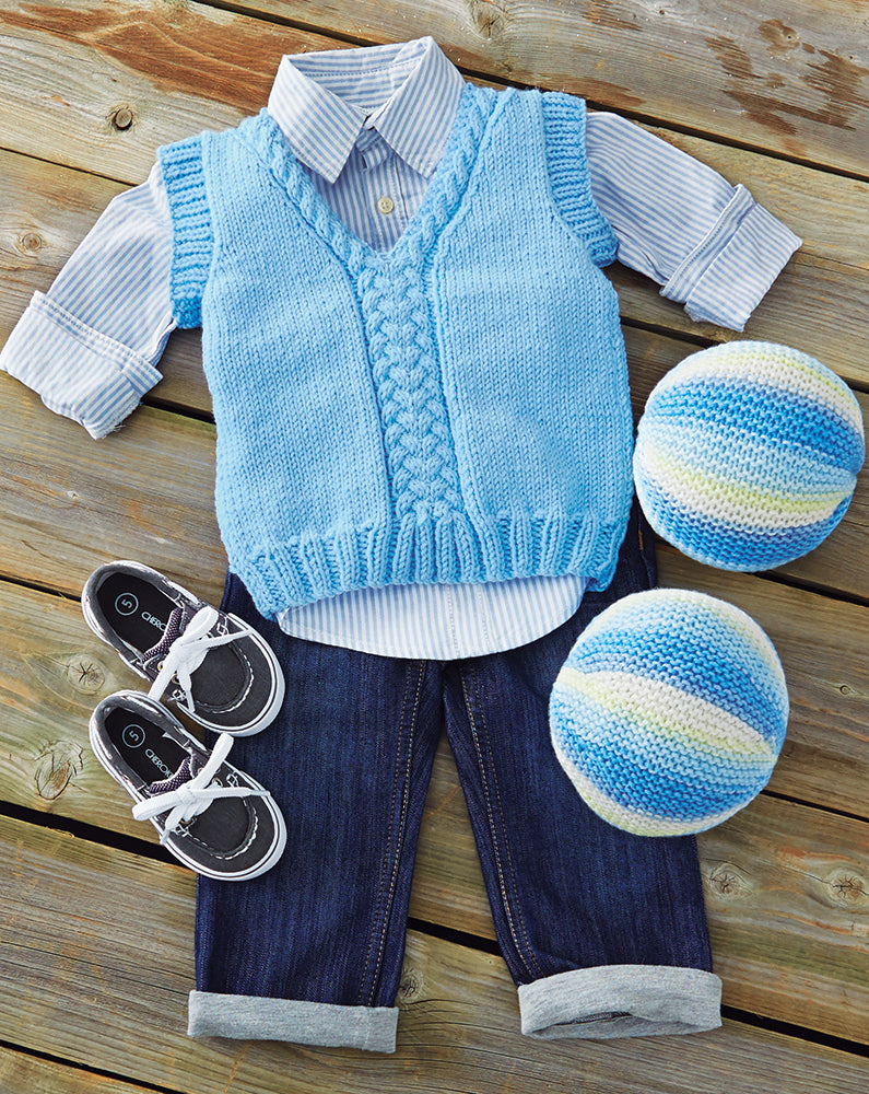 Modèle de gilet et de jouets