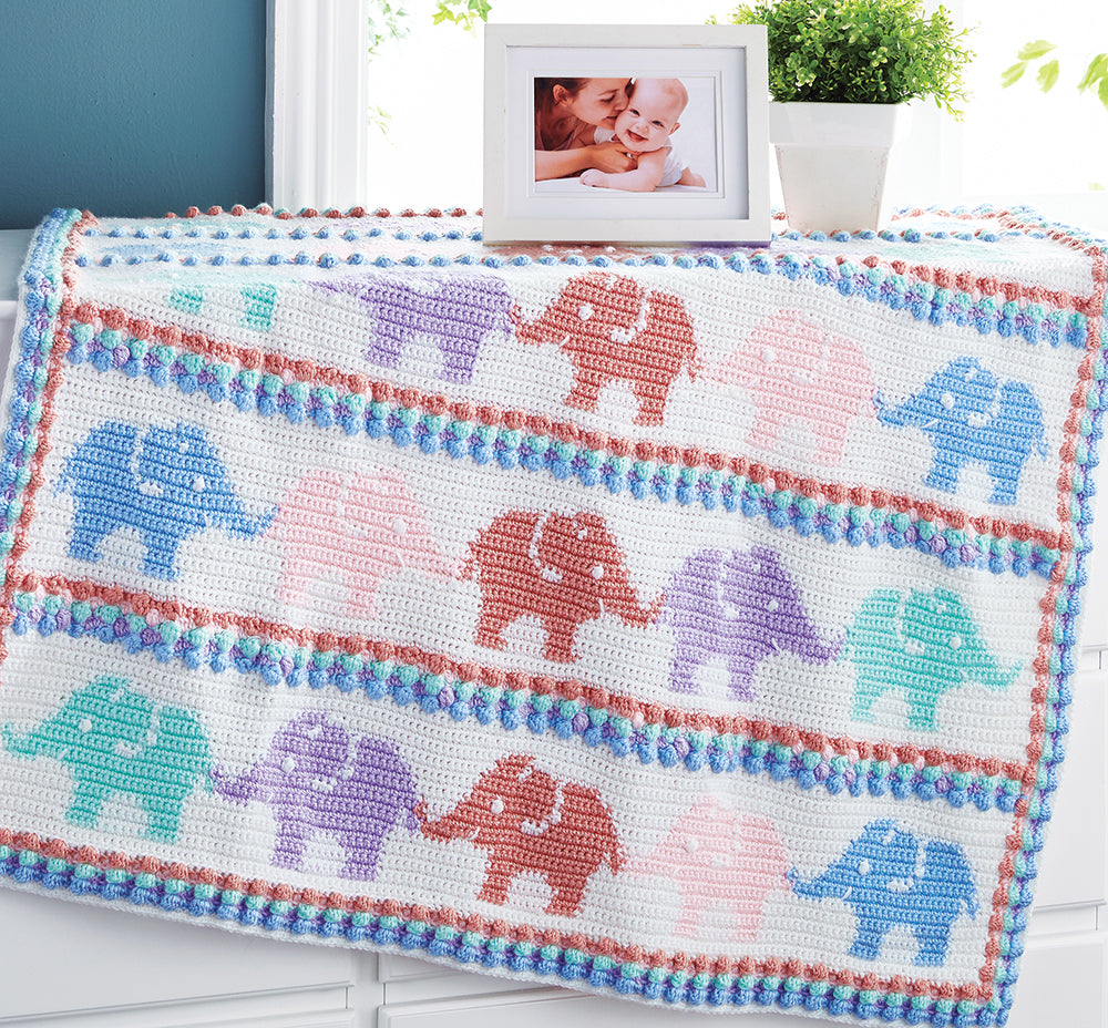 Baby Elephant Parade Pattern