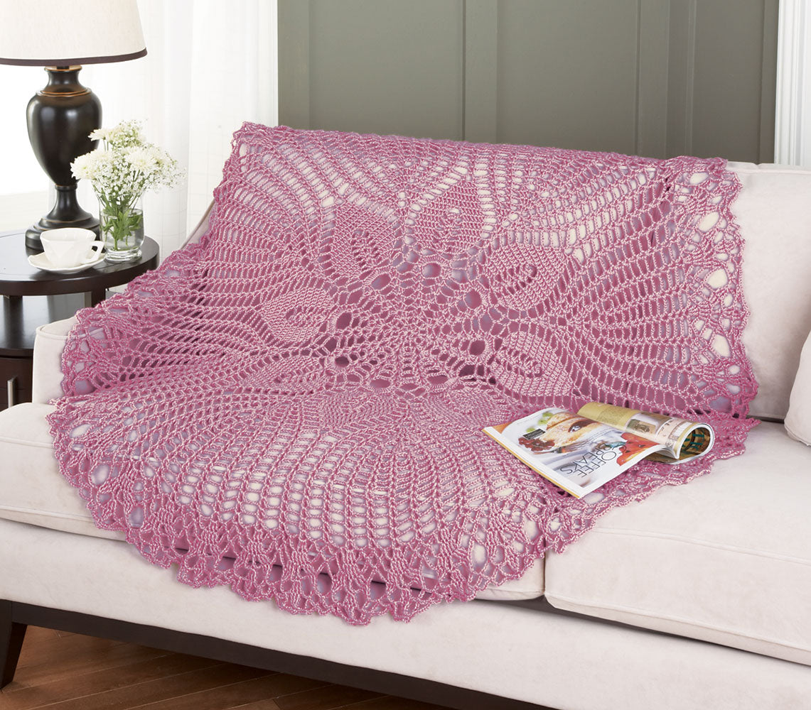 Circular Lace Throw Pattern