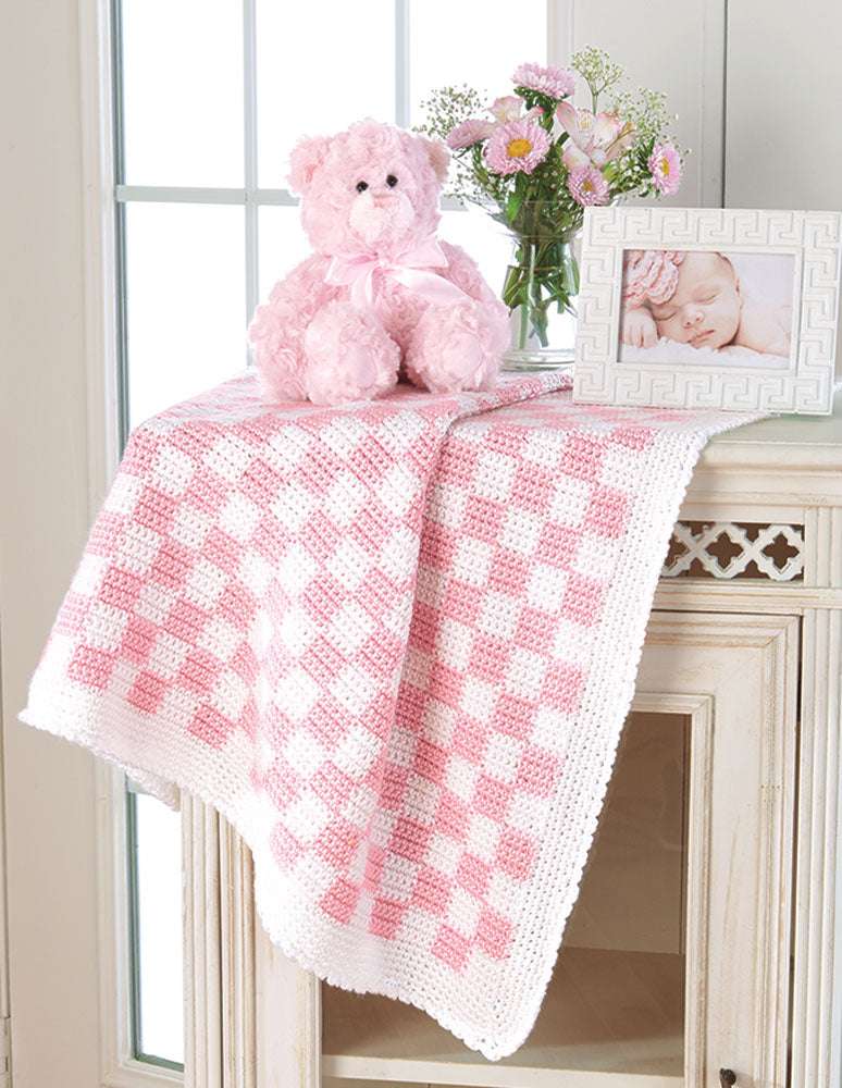 Checkered Baby Blanket Pattern