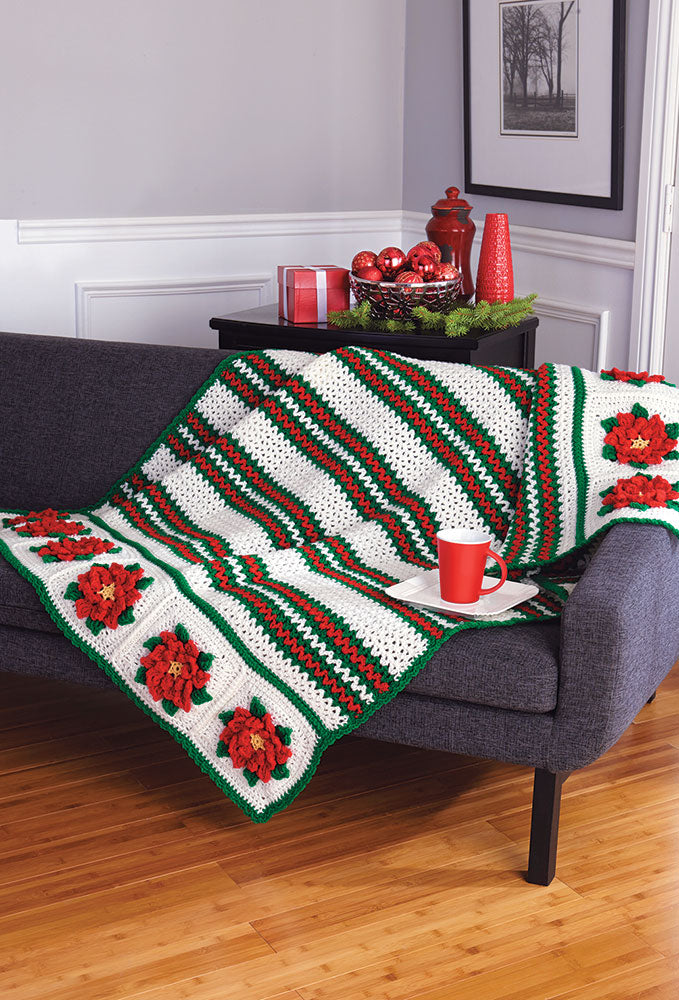 Poinsettia Afghan Pattern