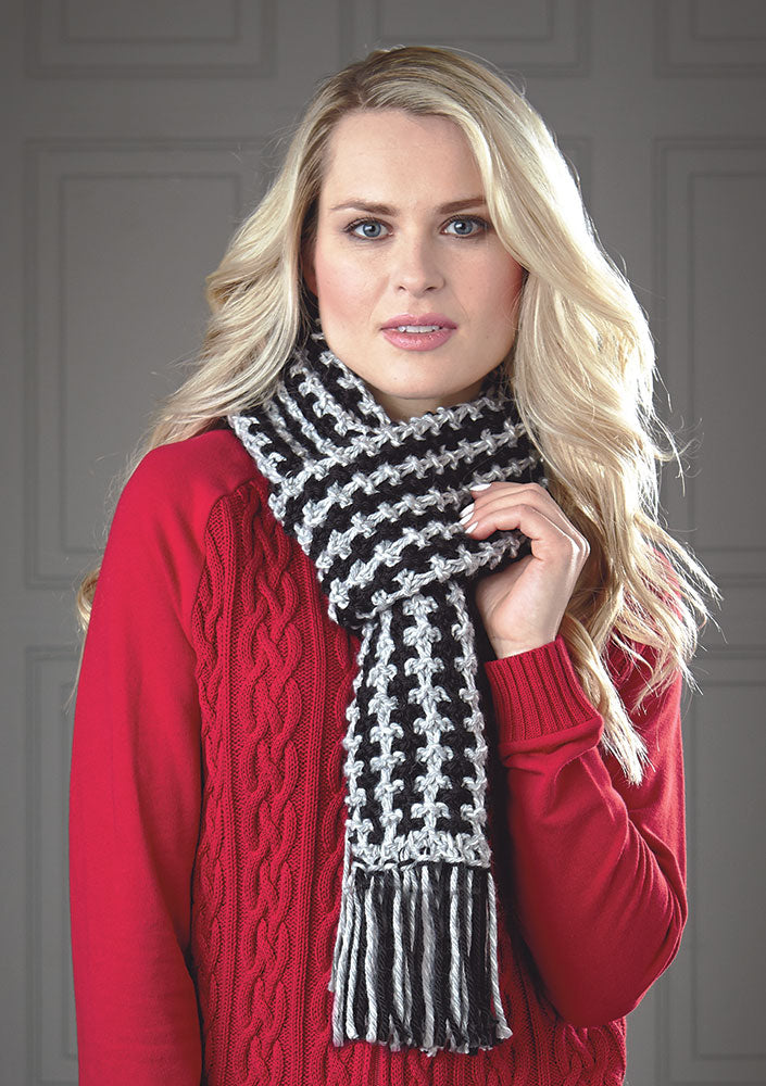 Tweed Scarf Pattern Tweed Scarf Pattern – Mary Maxim Ltd