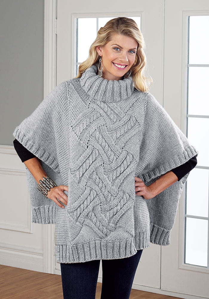 Cabled Entrench Poncho