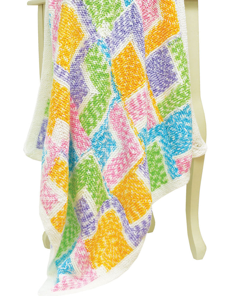 Joli motif de jeté en onglet pour bébé