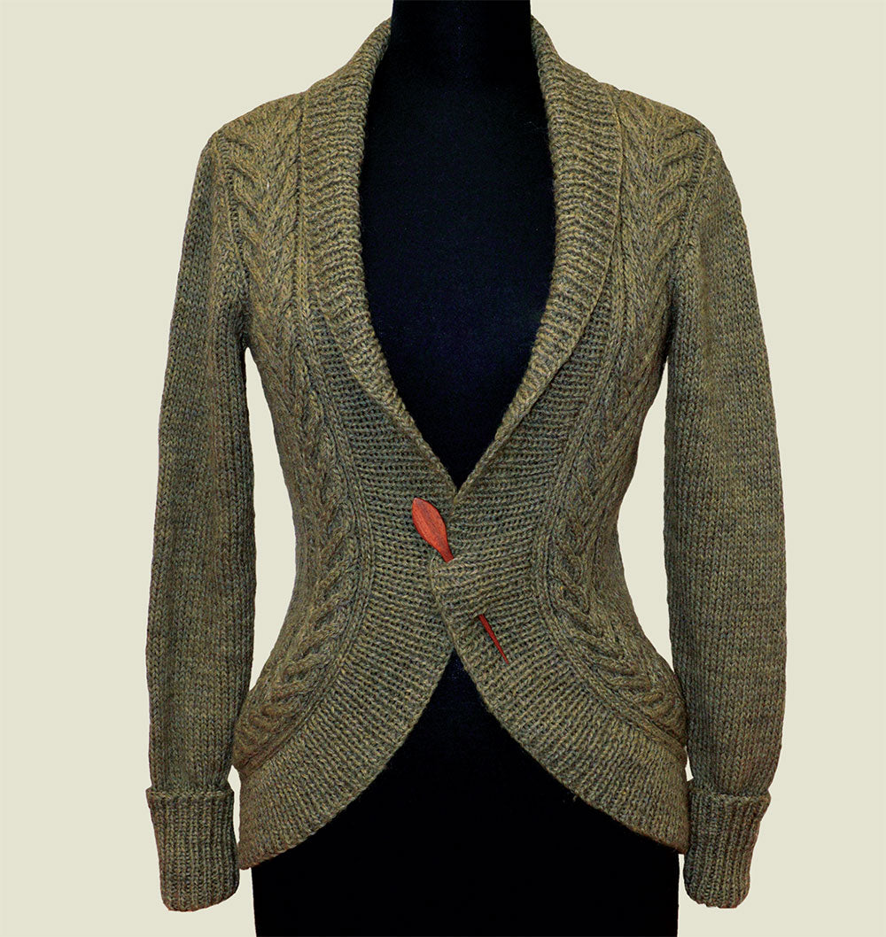 V-Cable Cardigan Pattern
