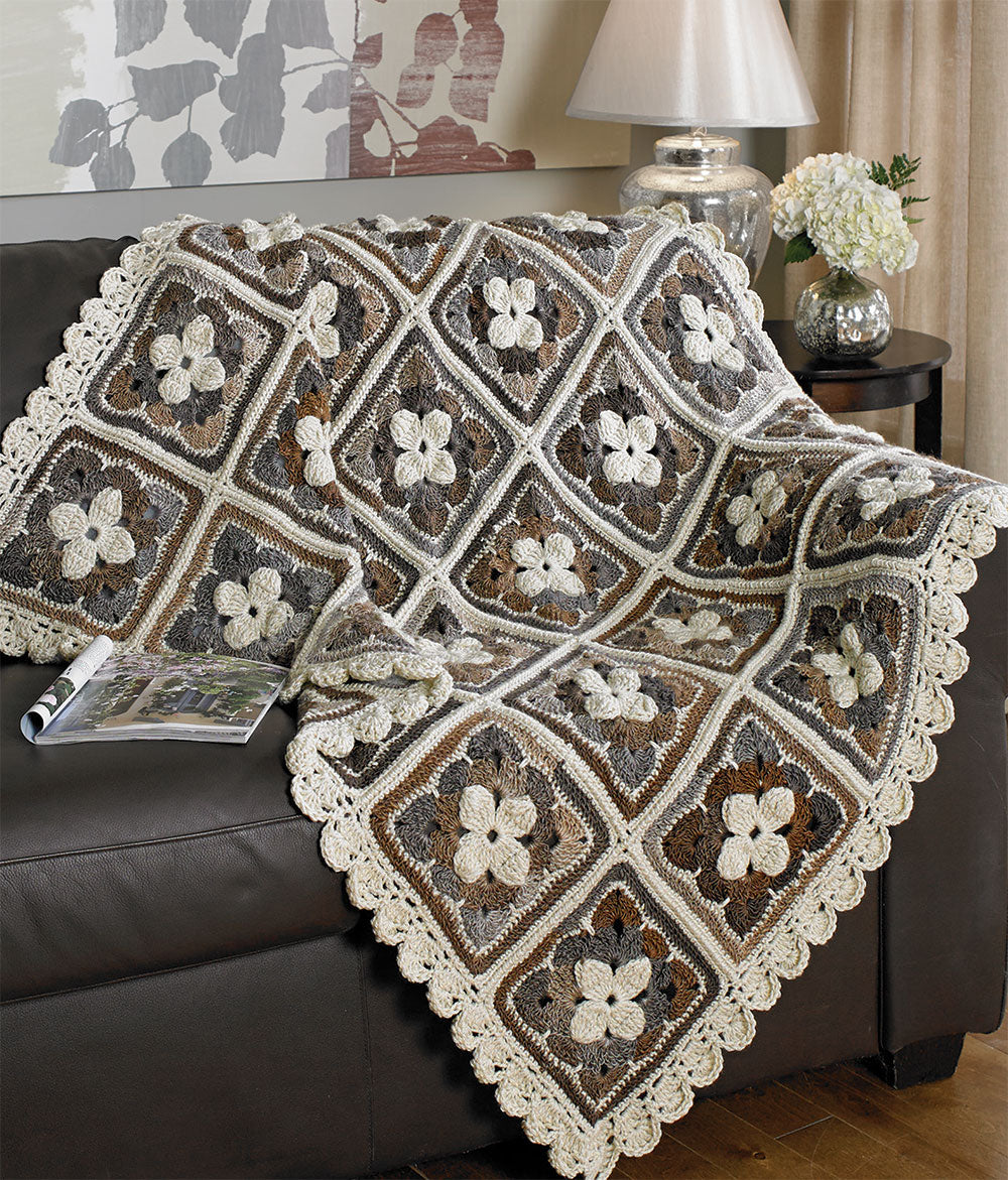 Free Shades of Color Throw Pattern