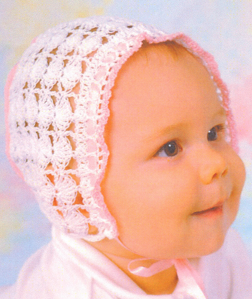 Baby Girl Christening Bonnet Pattern
