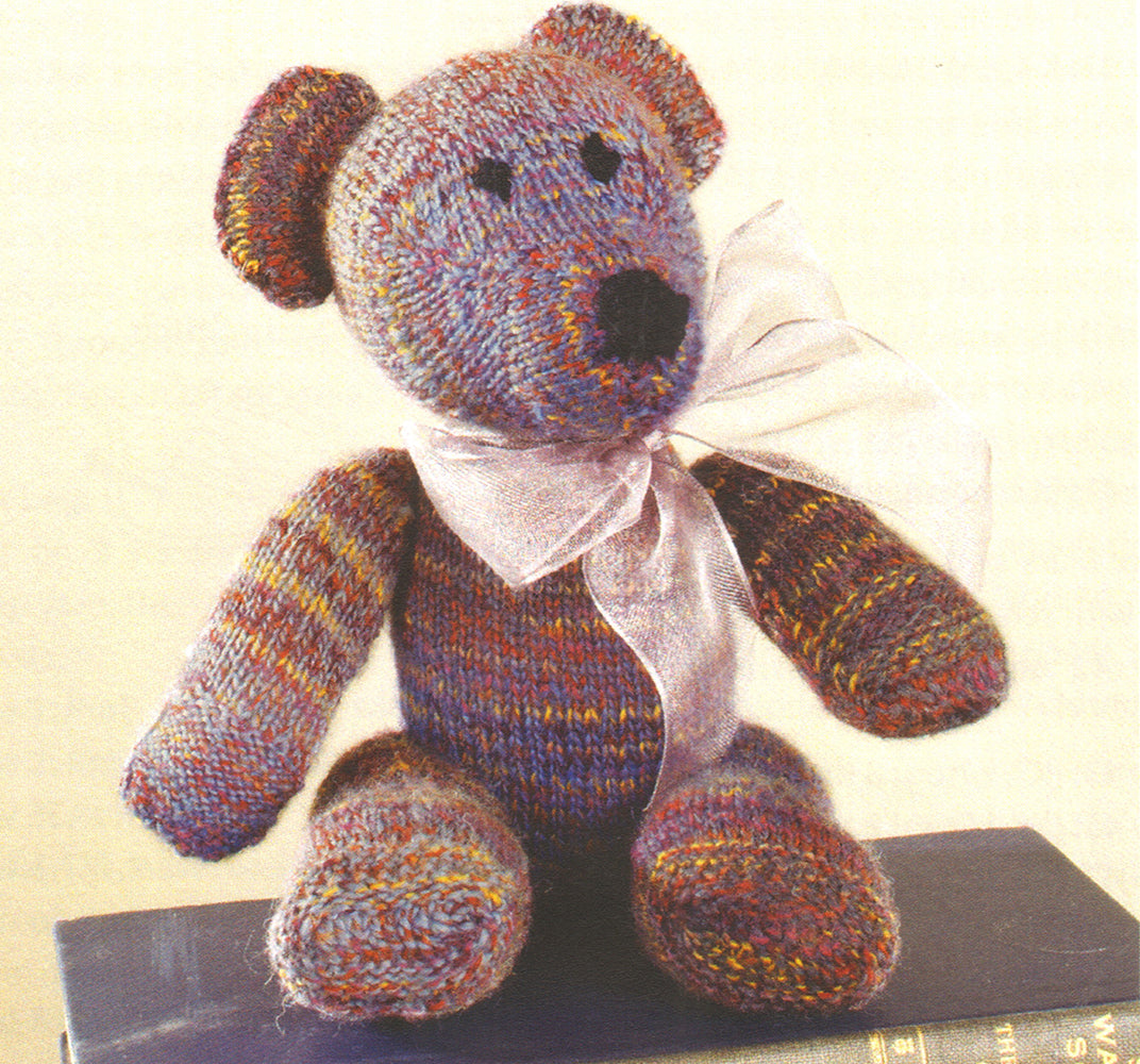 Modèle d'ours de chaussette en tricot