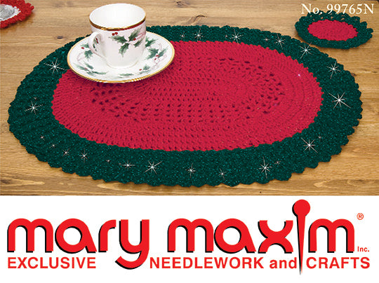 Sparkle Placemat and Coaster Set Pattern