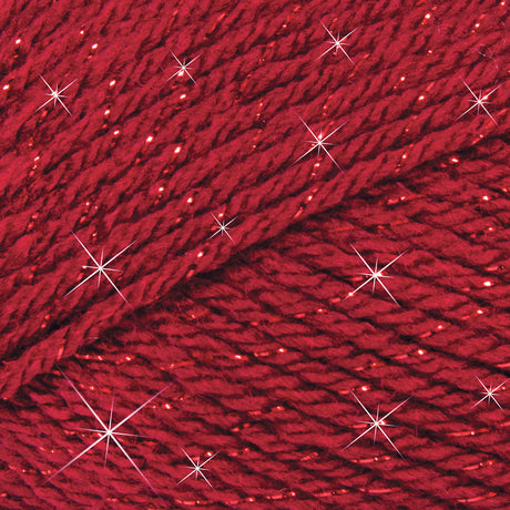 Écharpe double tricot à flocons de neige scintillants